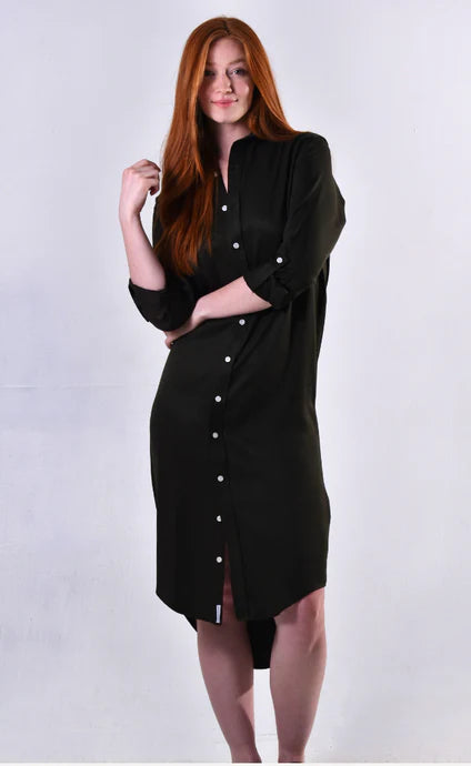 Hunter Green Midi Dress – Daphne's Shoe Boutique Hunter Green Midi Dress – Daphne's Shoe Boutique